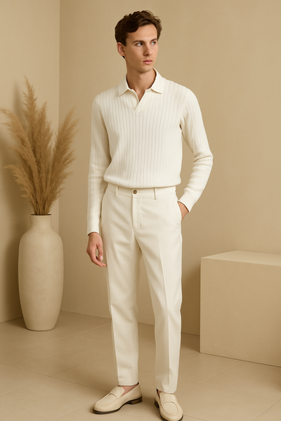 Luca Striped Polo Shirt