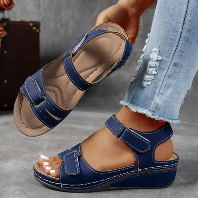 Veera orthopaedic sandals with wedge heel