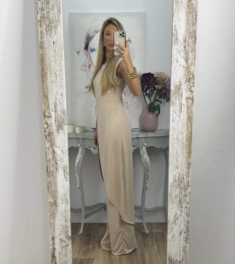 Flavia - Chic Sleeveless Set