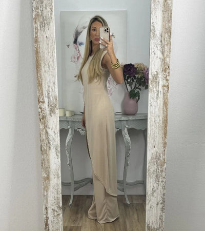 Flavia - Chic Sleeveless Set