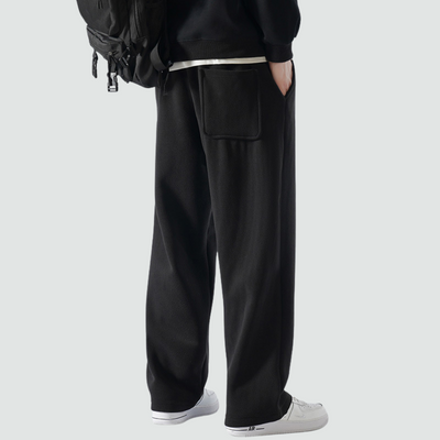 Lewis - Warm Fleece Wide-Leg Trousers