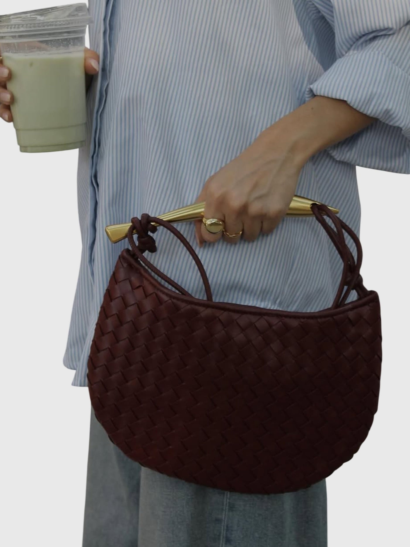 Bianca | Luxe Structured Woven Bag