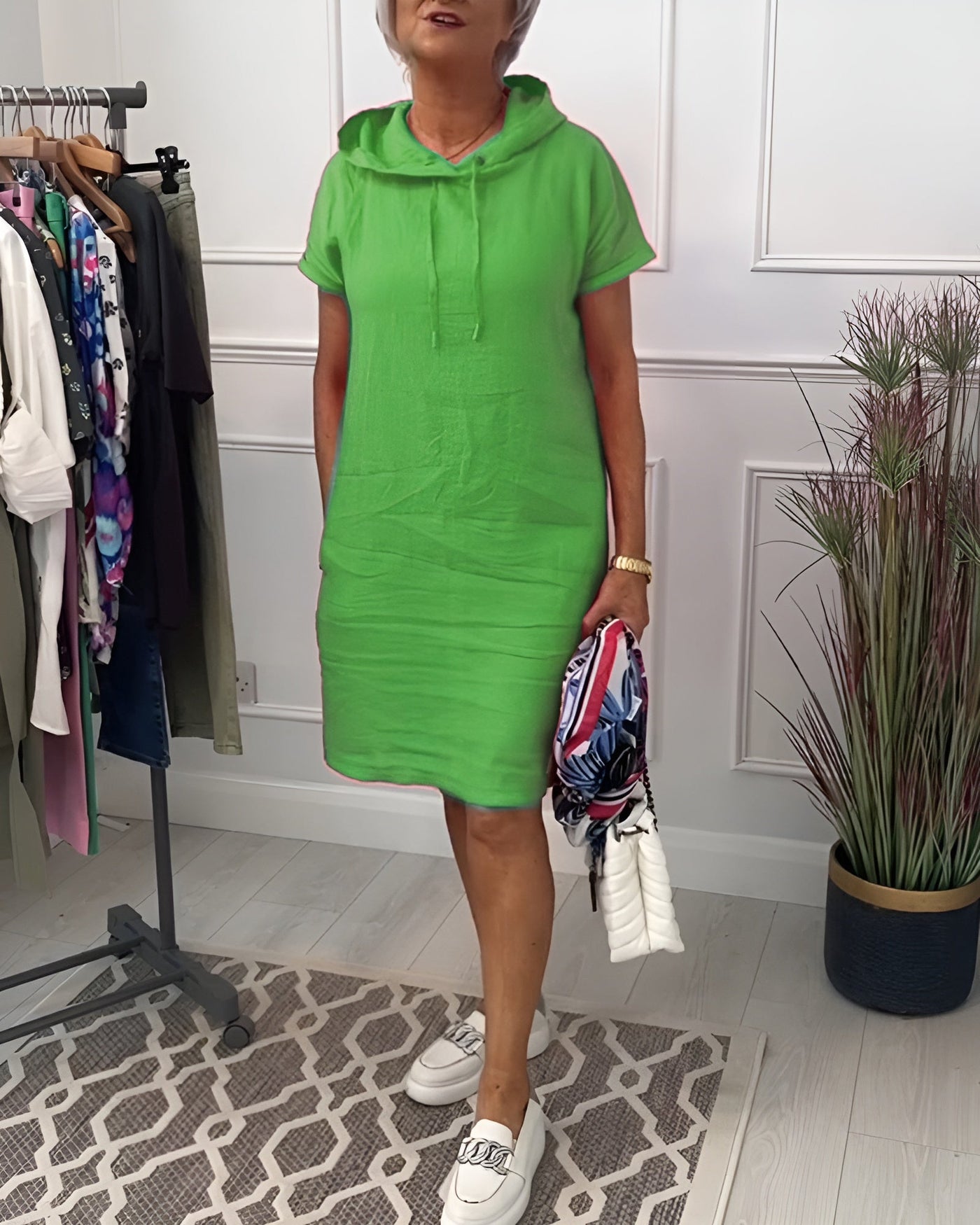 Ovelle™ - Relaxed fit hoodie dress