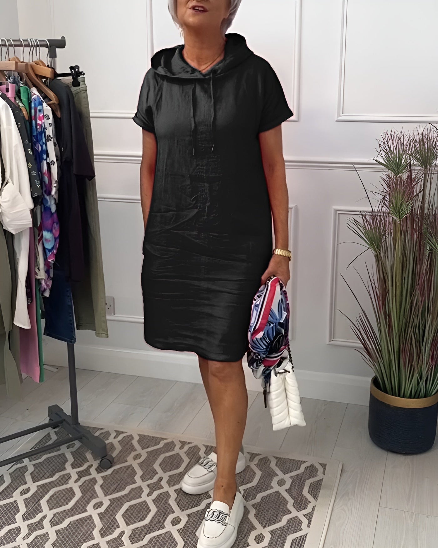 Ovelle™ - Relaxed fit hoodie dress