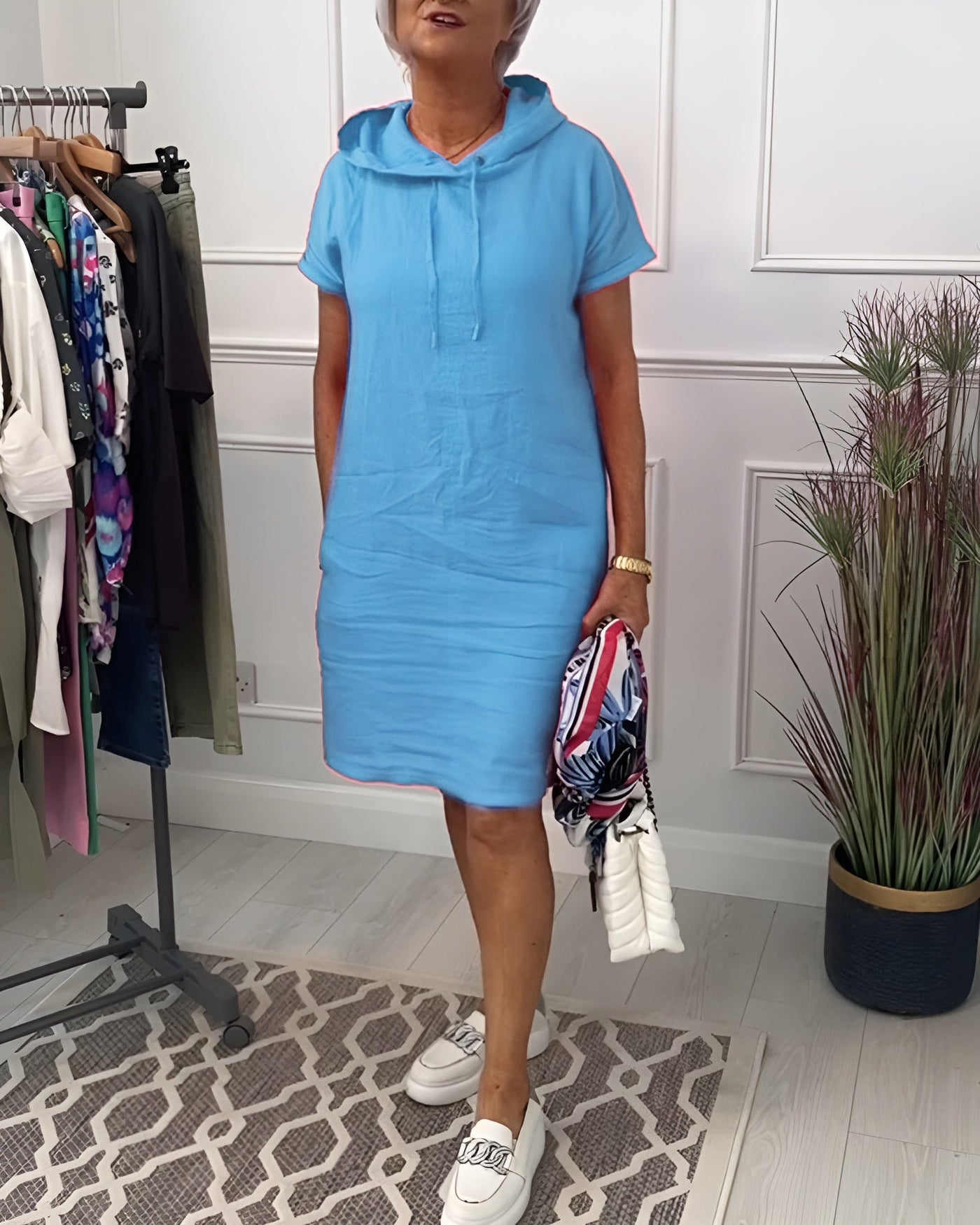 Ovelle™ - Relaxed fit hoodie dress