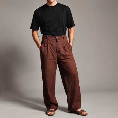 Liping - Wide linen trousers