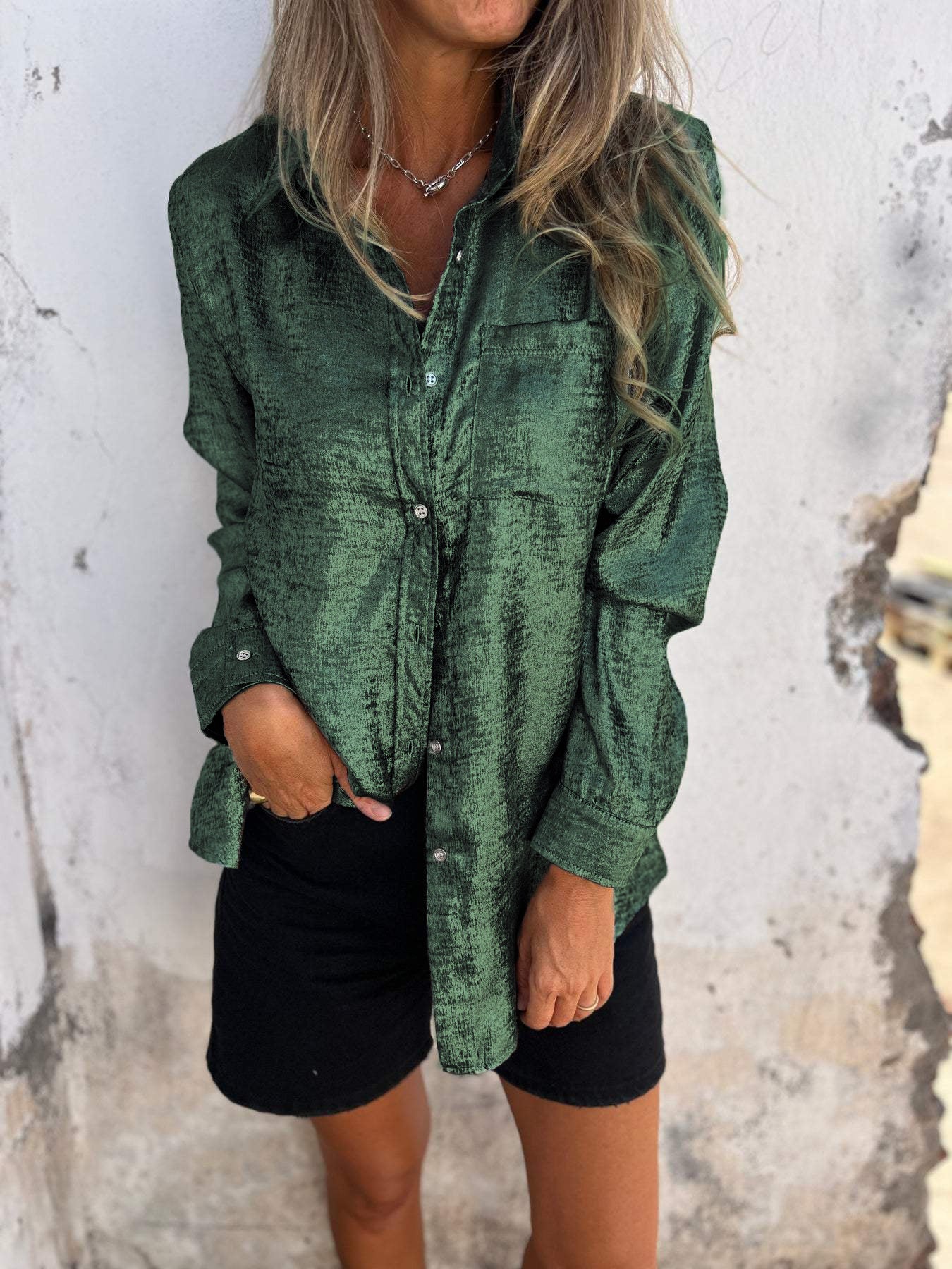 Maya - Elegant Long Sleeve Blouse