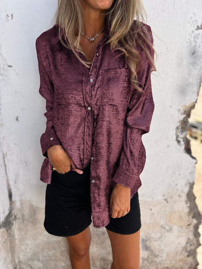 Maya - Elegant Long Sleeve Blouse