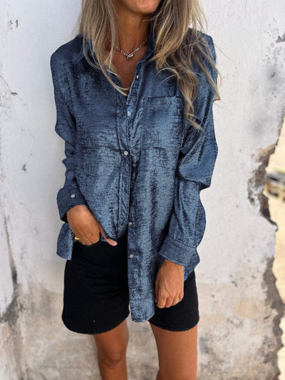 Maya - Elegant Long Sleeve Blouse