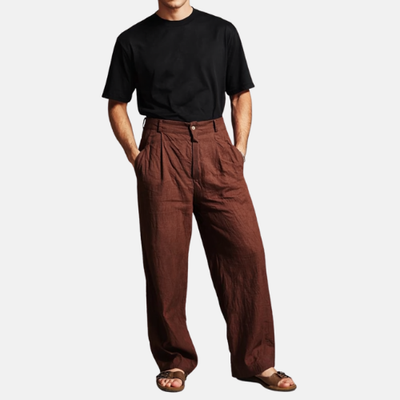 Liping - Wide linen trousers