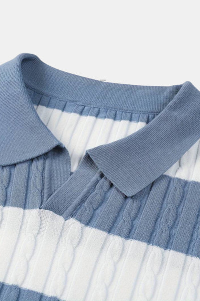 Luca Color-Block Polo Shirt