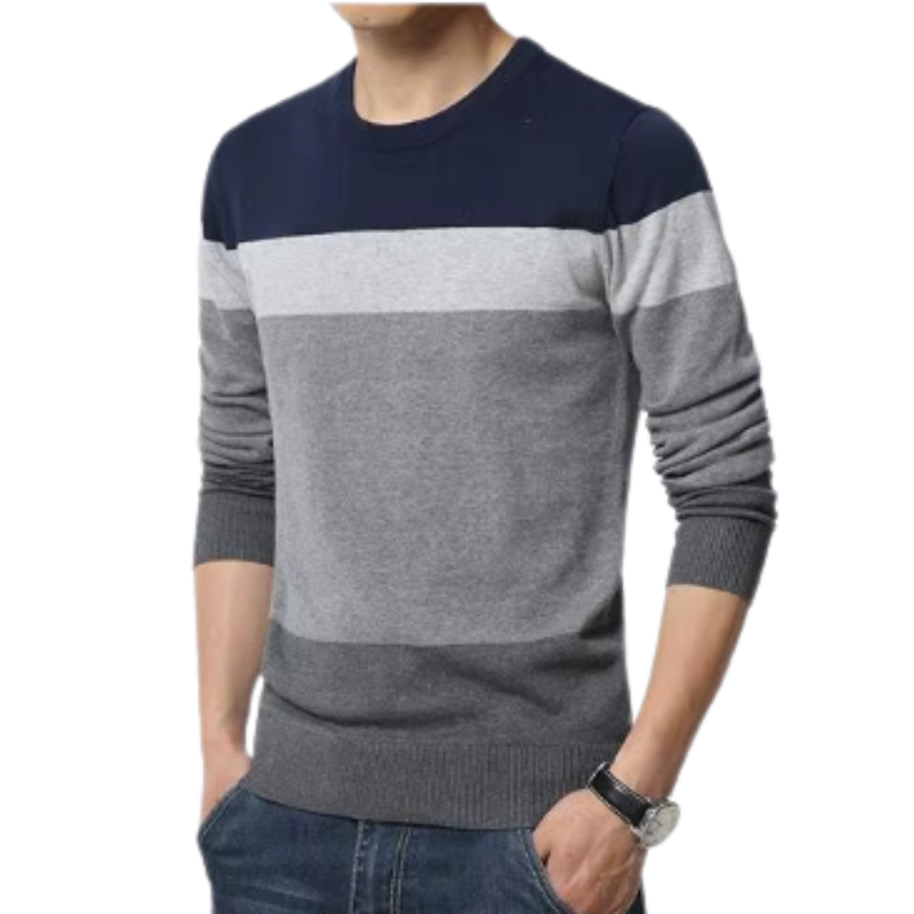 Lässiger Baumwollpullover für Herren