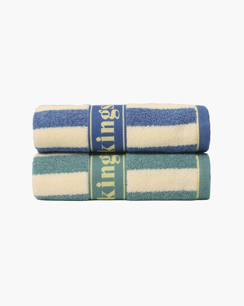Coralia Coastal Stripe Hand Towel