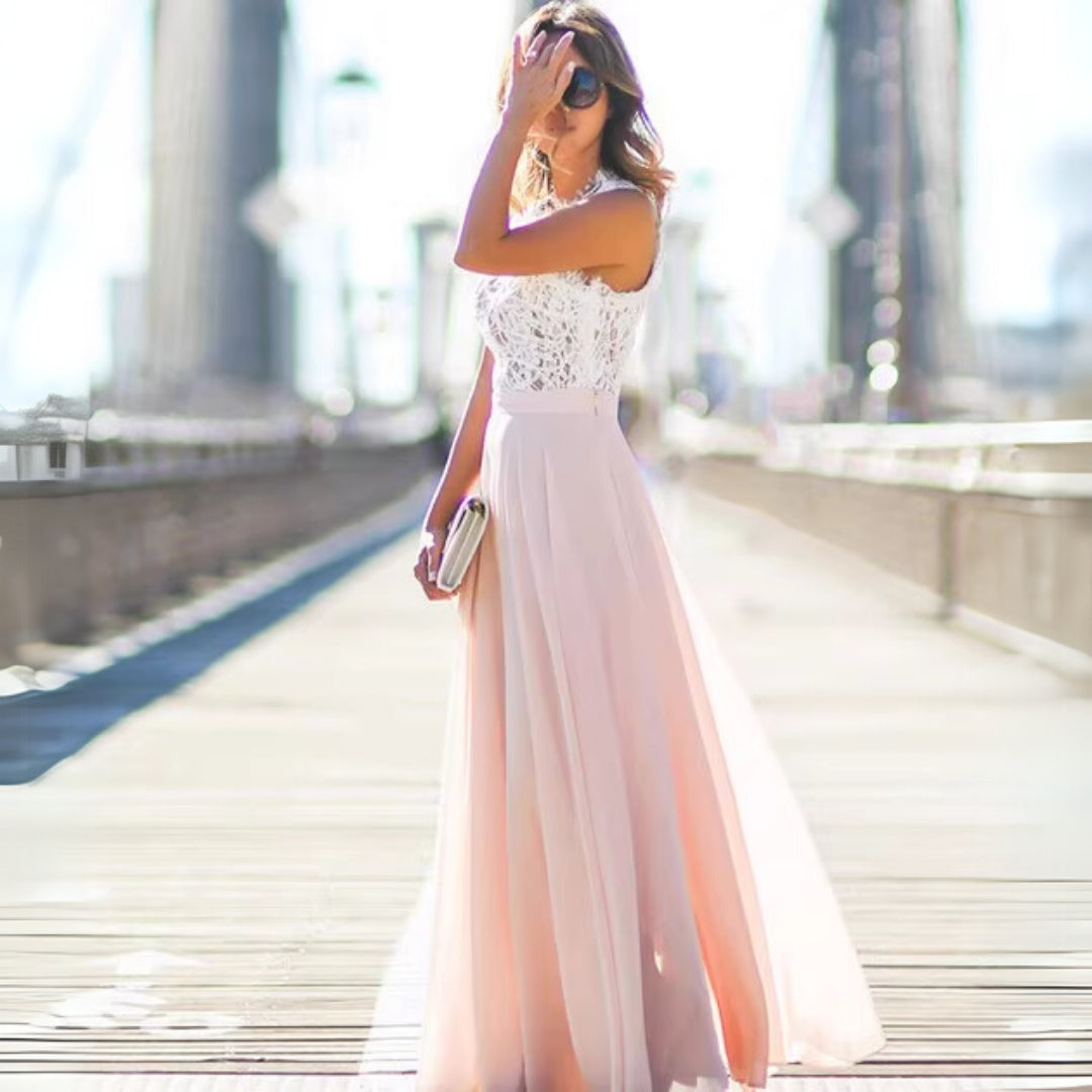 Bethany - Sleeveless Lace Dress