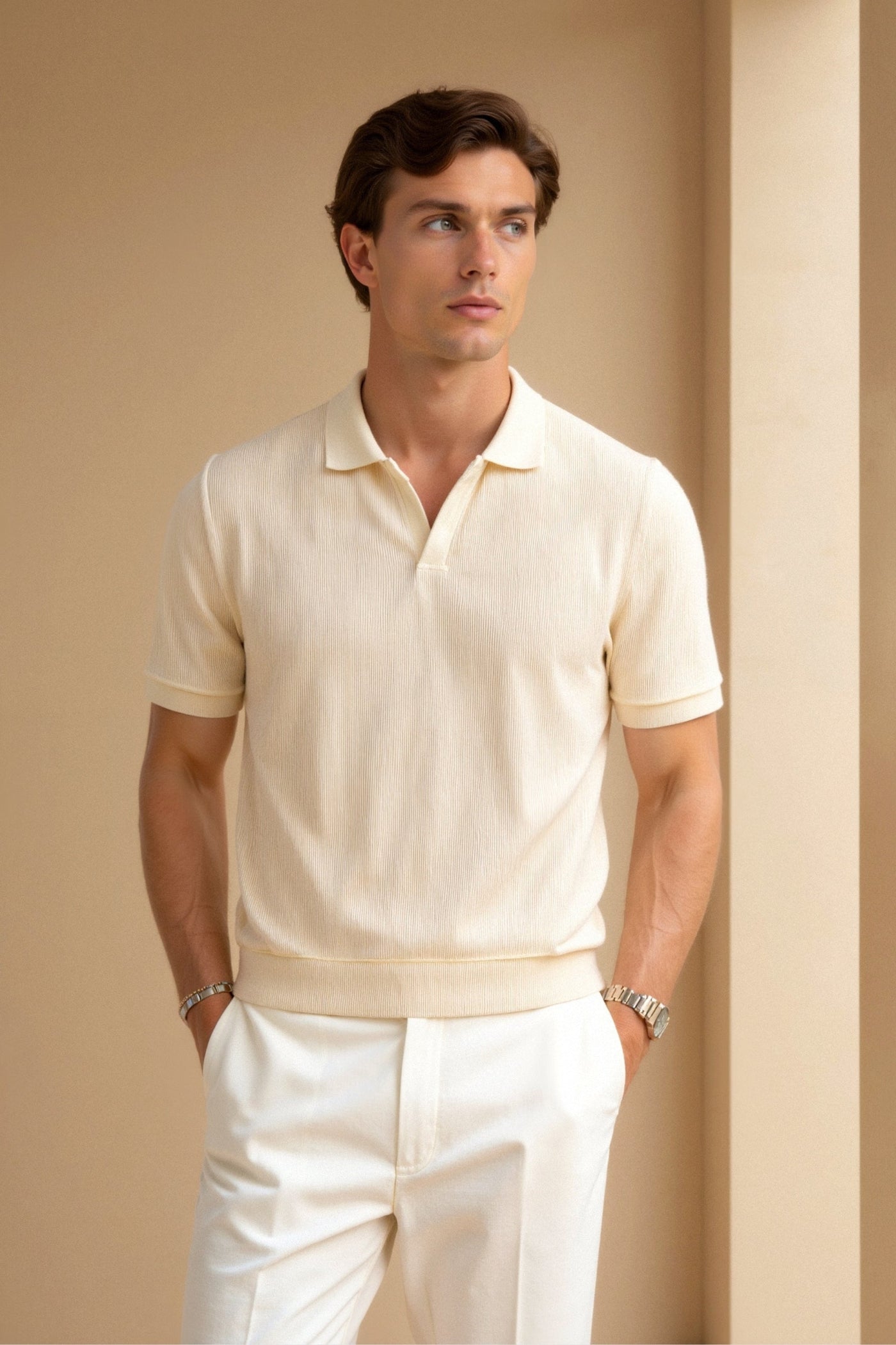 Luca Structured Polo T-Shirt