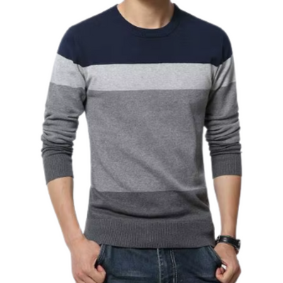 Lässiger Baumwollpullover für Herren