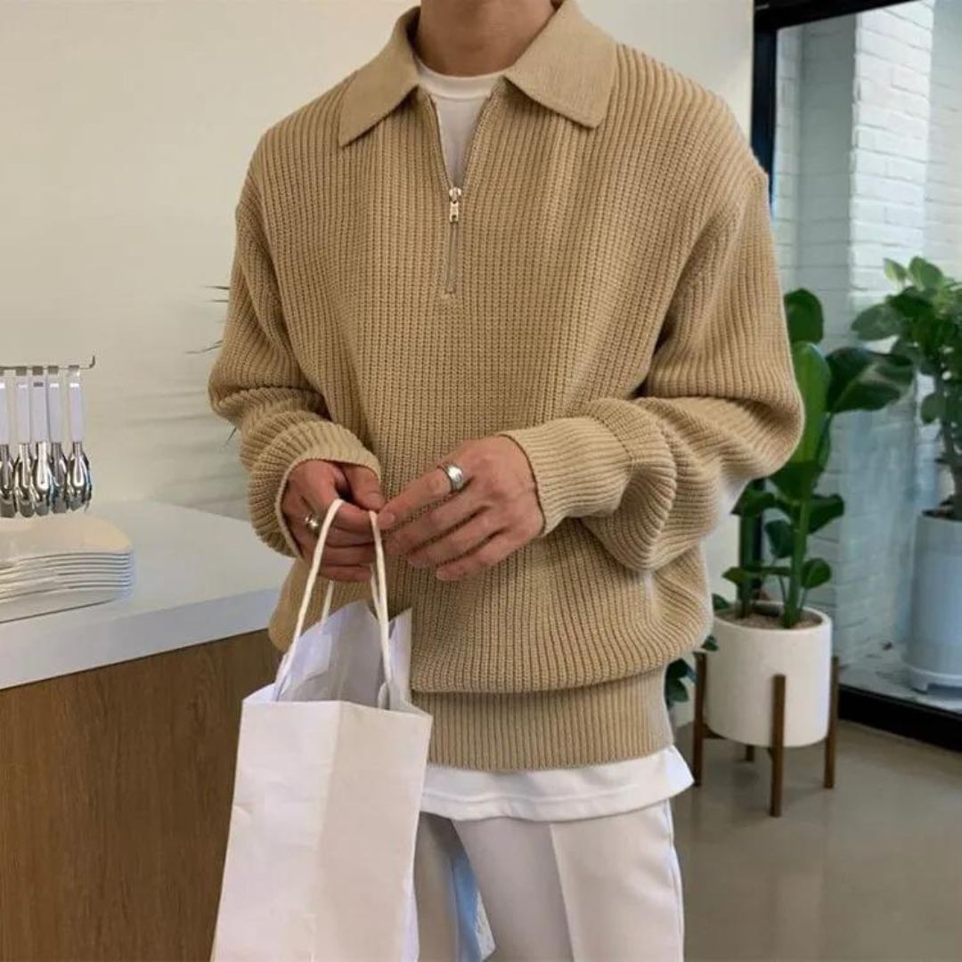 Luca Zip-Up Sweater