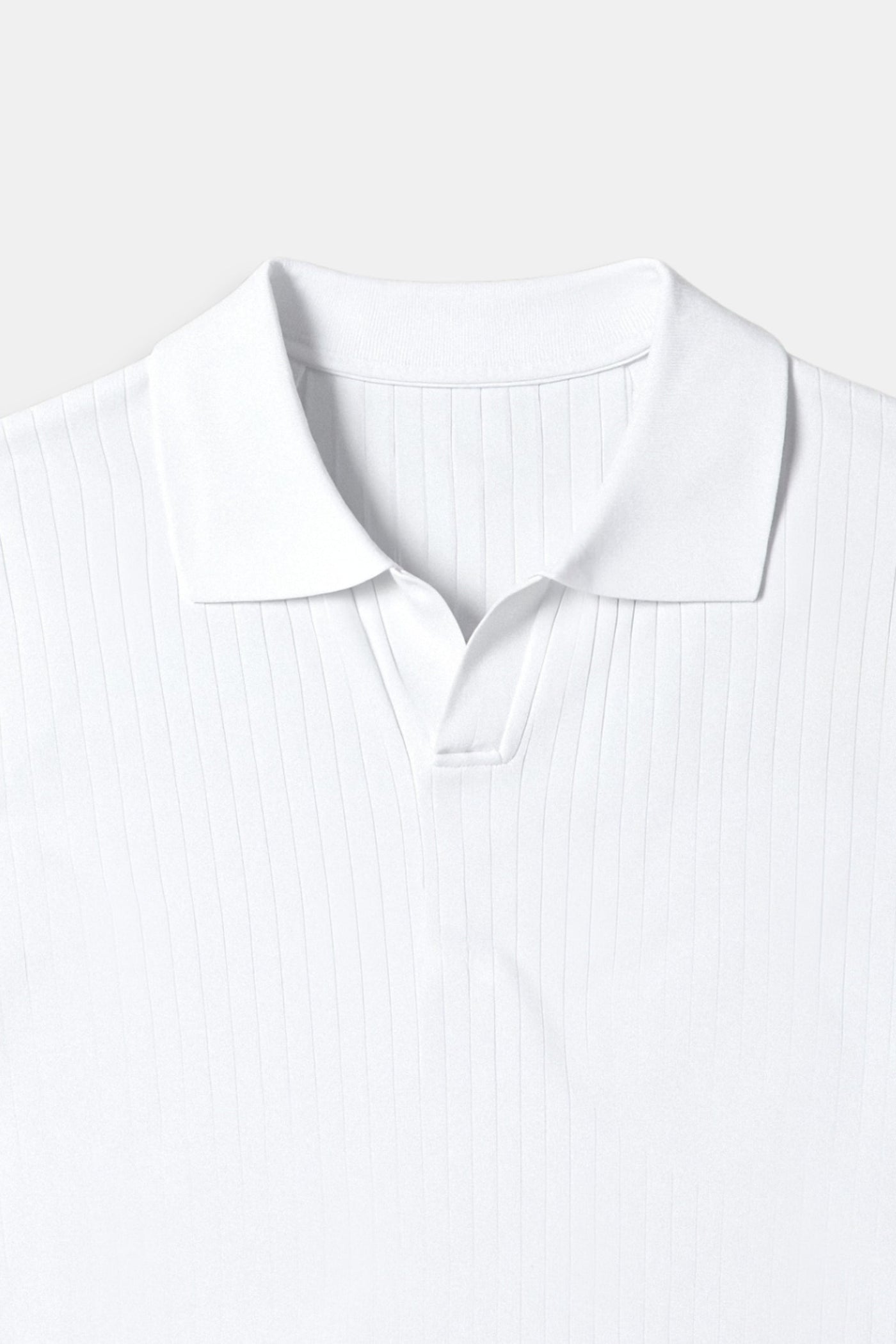 The Avery Ribbed Polo Top