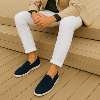 Elegant suède loafers