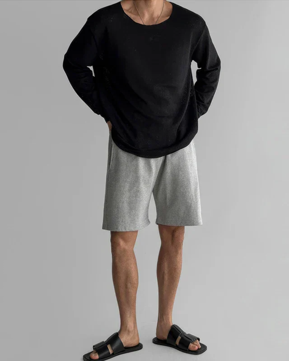 Lässiges Strick-T-Shirt