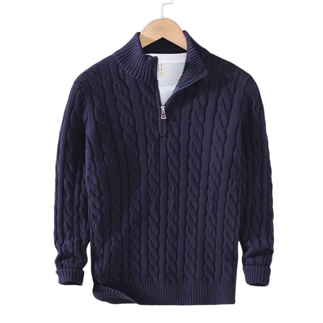 Luca High-Zip Sweater
