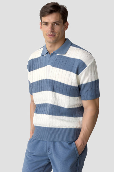 Luca Color-Block Polo Shirt