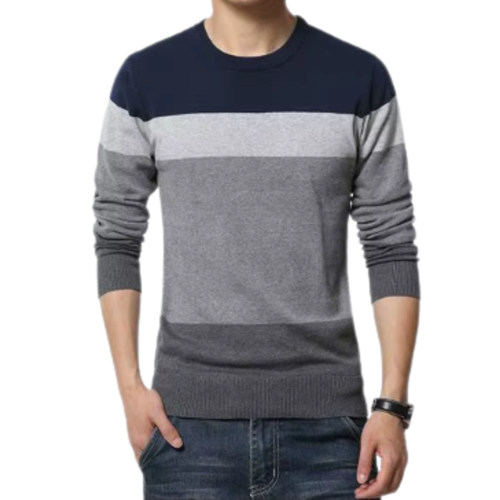 Lässiger Baumwollpullover für Herren