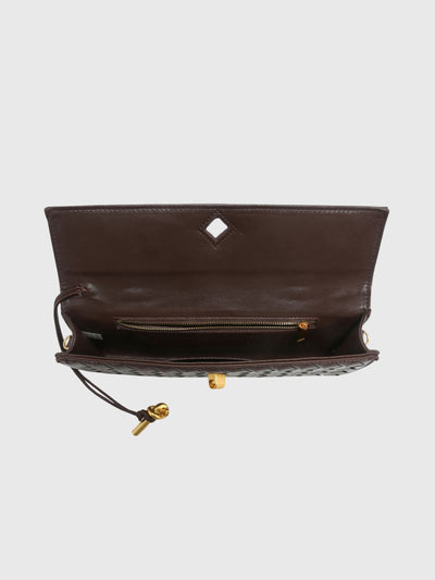Camila | Luxe Slim Woven Clutch