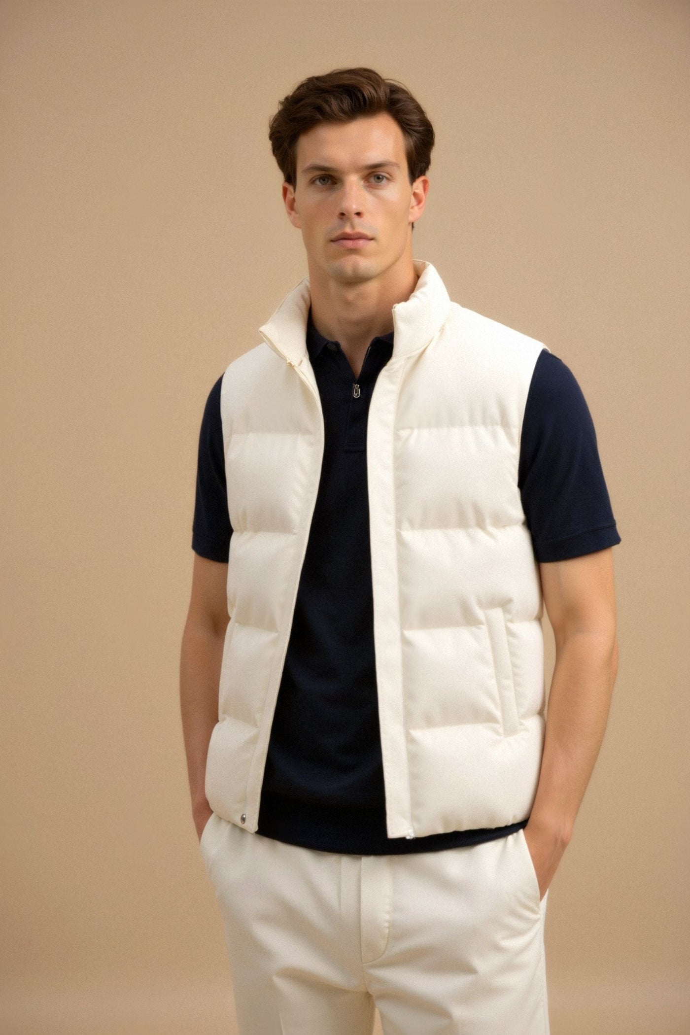 Coralia High-Neck Gilet Vest
