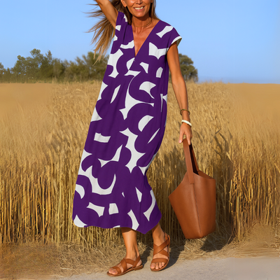 Valérie | V-neck flowing dress
