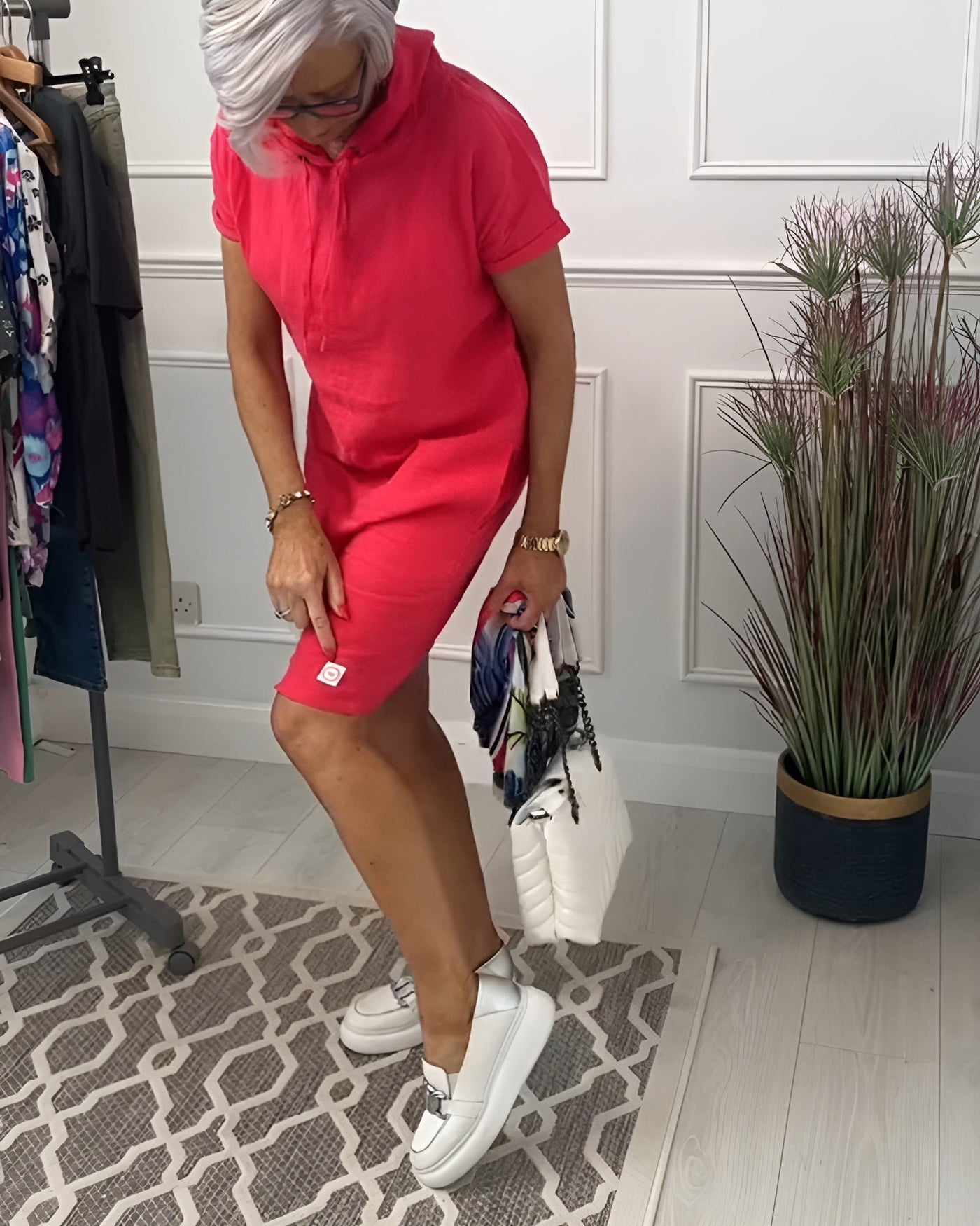 Ovelle™ - Relaxed fit hoodie dress