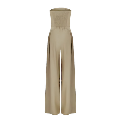 Alyssa - Wide Leg Strapless Jumpsuit