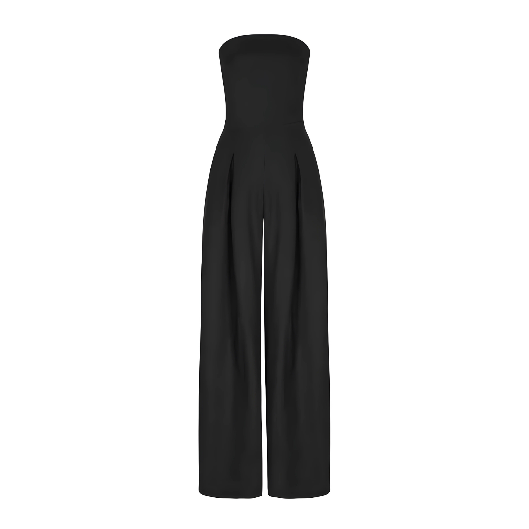 Alicia - Wide Leg Strapless Jumpsuit