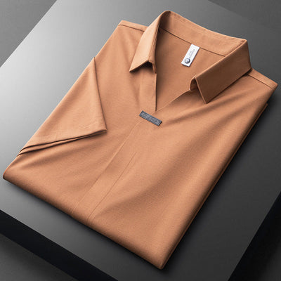 Cornelio Cotton and Silk Polo Shirt