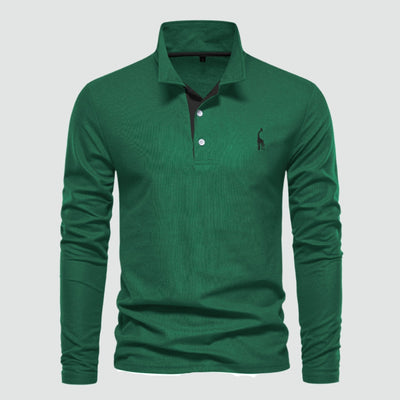 Reynan - Classic Long-Sleeve Polo Shirt