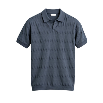 Luca Premium Cable Knit Polo