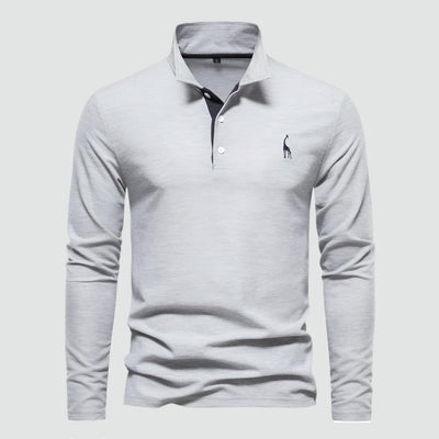 Reynan - Classic Long-Sleeve Polo Shirt