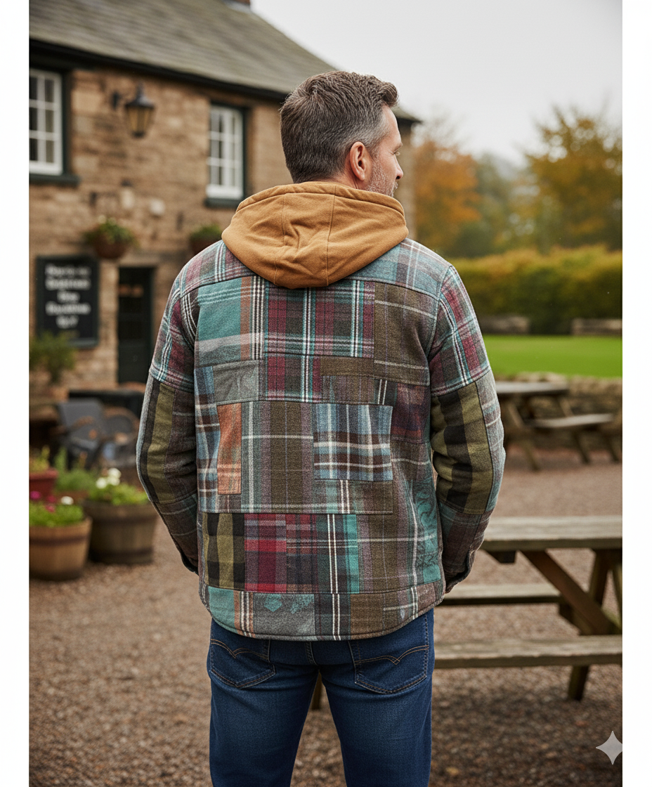 Terry – Patchwork checked jacket