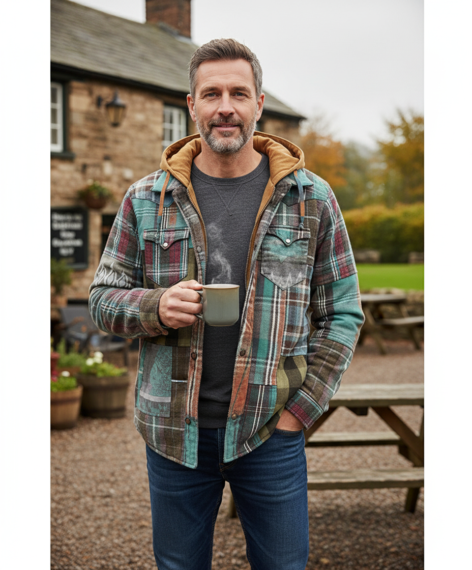 Terry – Patchwork checked jacket