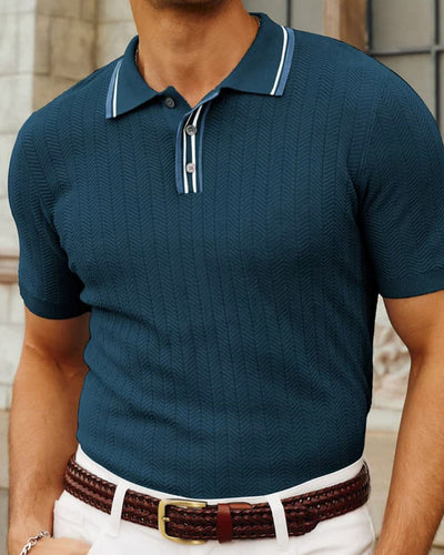 Elodie Tailored Knit Polo