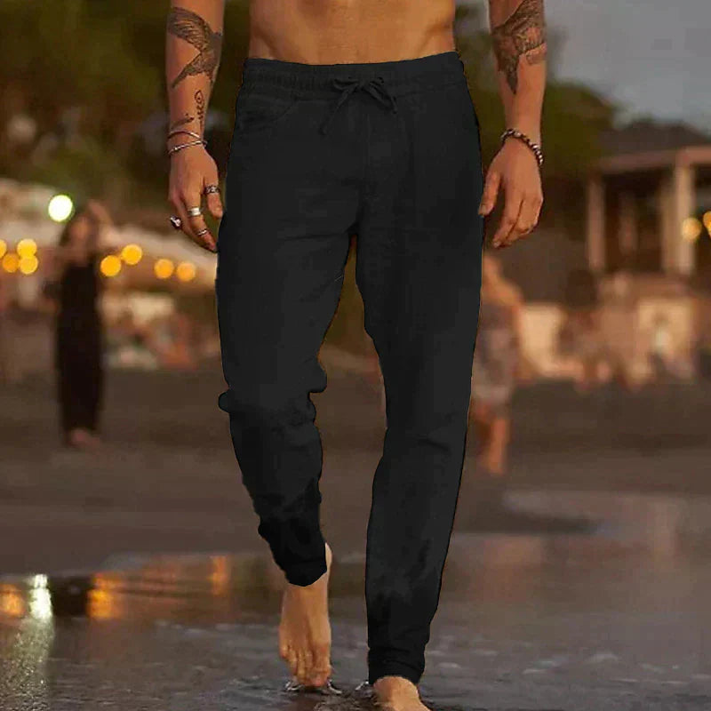 Ovelle™ Linen beach trousers