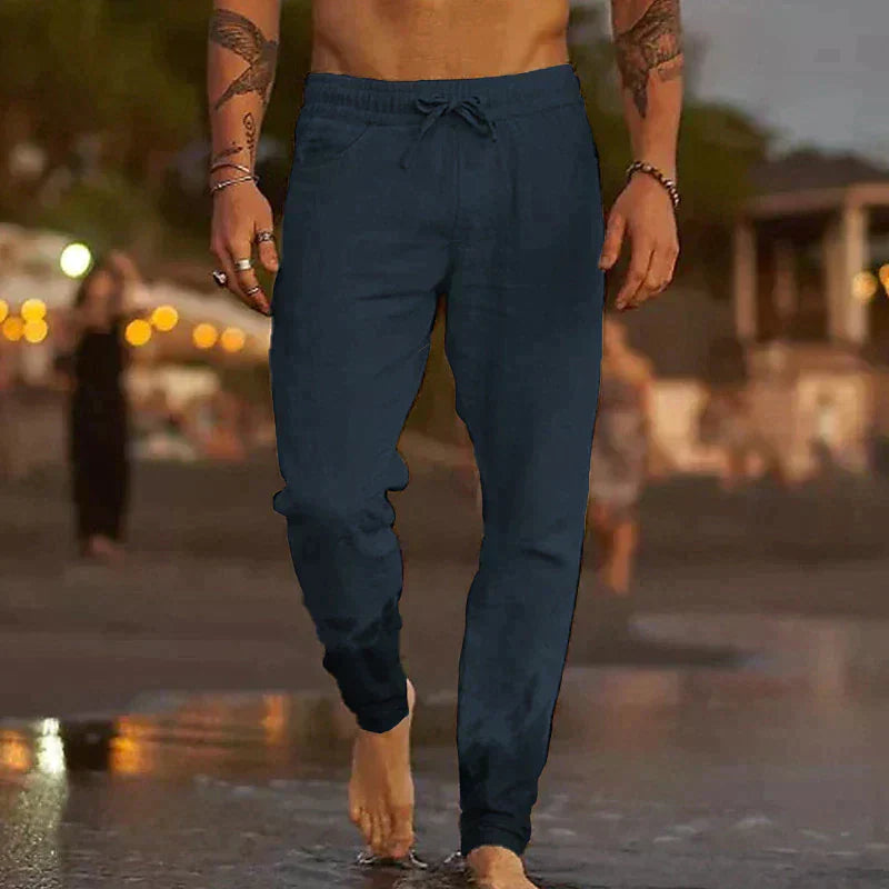 Ovelle™ Linen beach trousers
