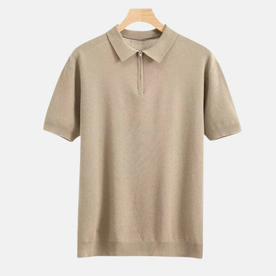 The Anya Zip-Up Polo Top