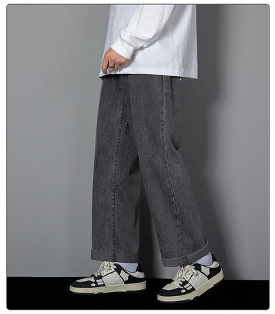 Randy - Classic Wide Leg Denim Pants