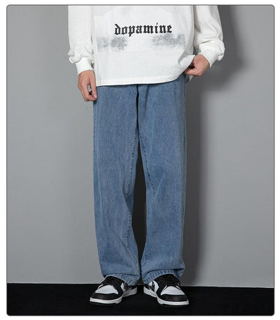 Randy - Classic Wide Leg Denim Pants