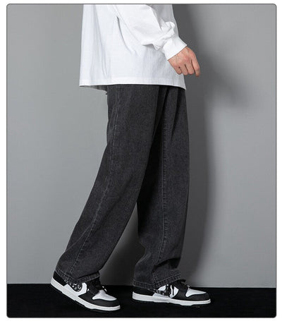 Randy - Classic Wide Leg Denim Pants
