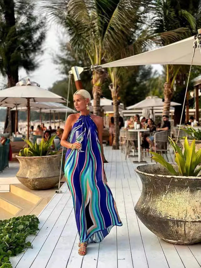 Carrie - Halter Long Dress