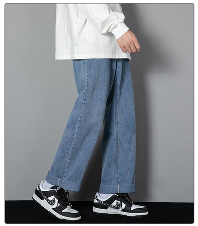 Randy - Classic Wide Leg Denim Pants