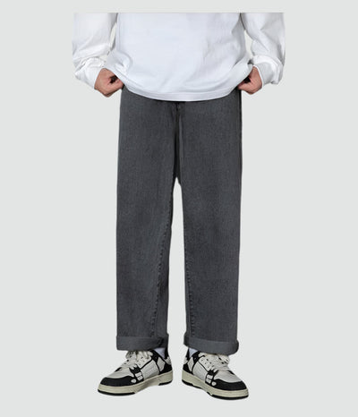 Randy - Classic Wide Leg Denim Pants
