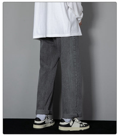 Randy - Classic Wide Leg Denim Pants